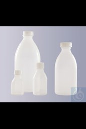 Bild von Enghals-Flasche, LDPE, rund, Natur, ohne Verschluss, GL 28, 1000 ml
